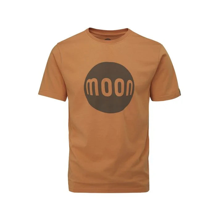 Moon Logo T-Shirt - Men's in eco orange colour