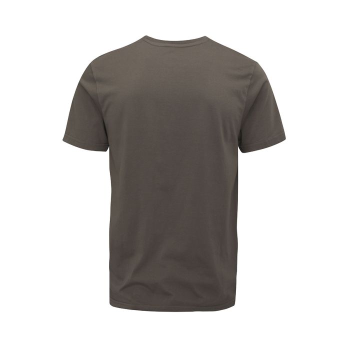 Moon Printed Badge T-Shirt - Men in dirt colour