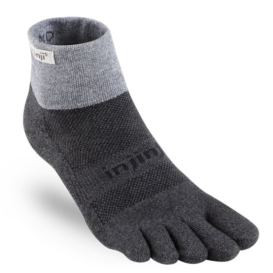 Injinji Trail Midweight Mini Crew (Granite)