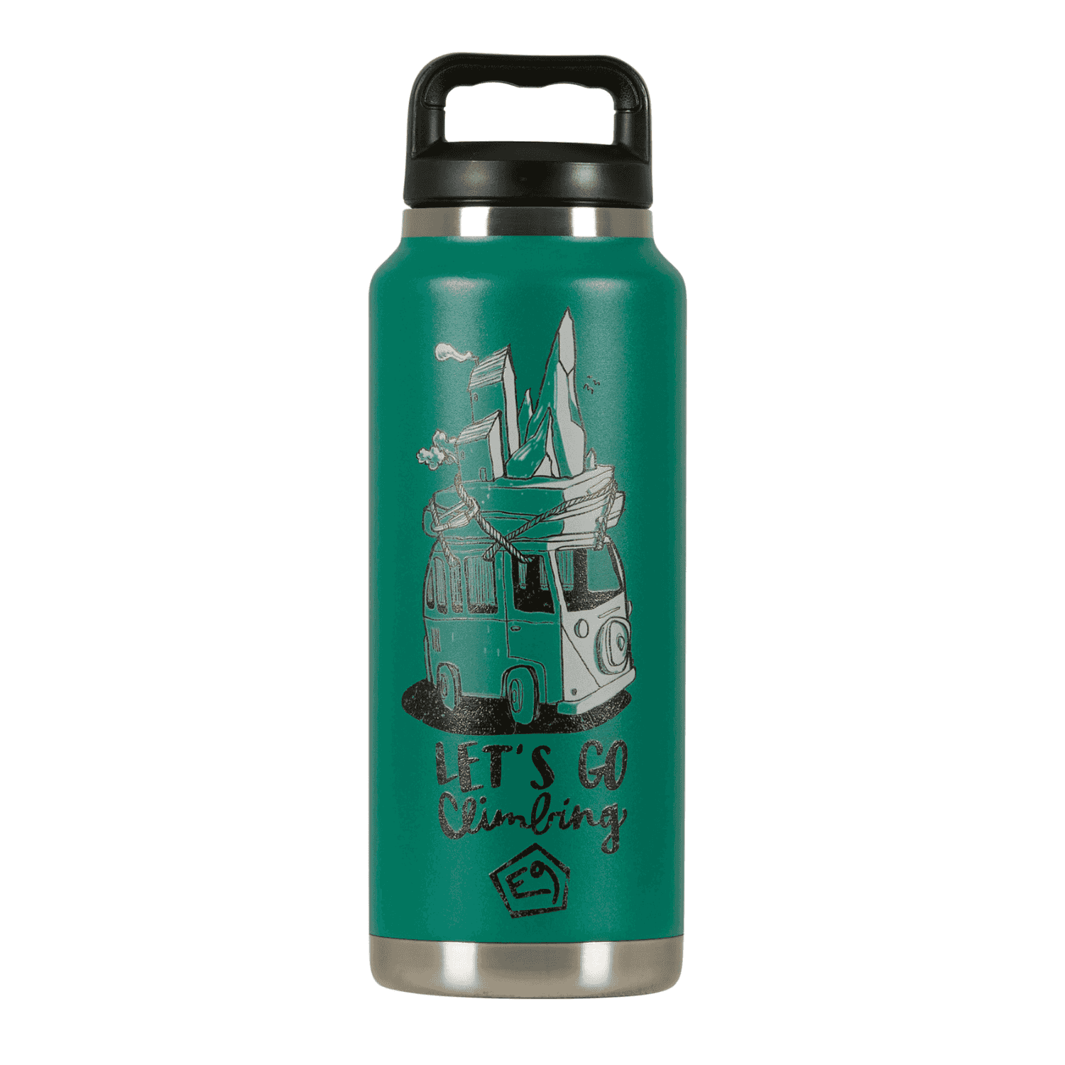E9 Boccia Thermo Bottle 1.0L emerald green