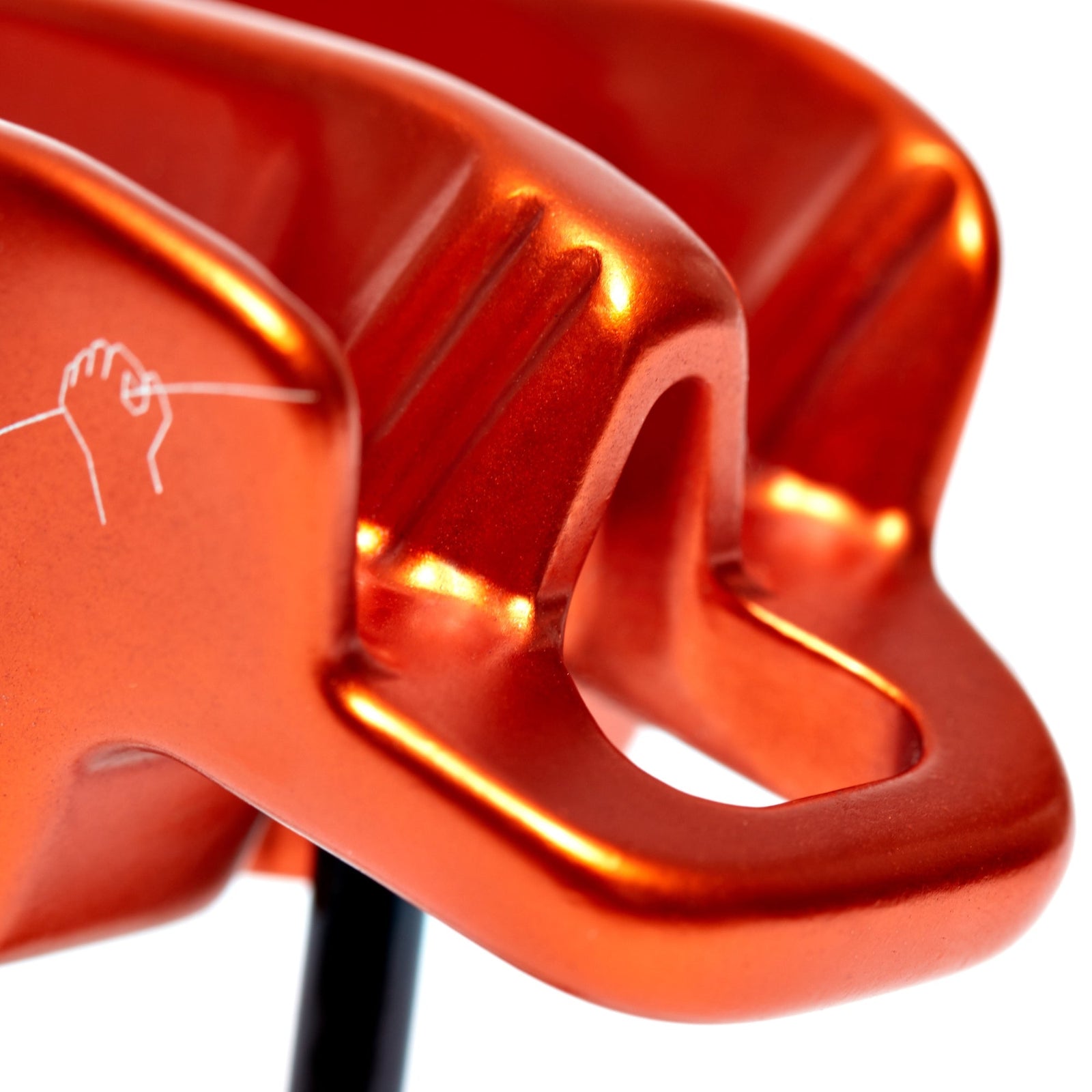 Mammut Wall Alpine Belay in orange