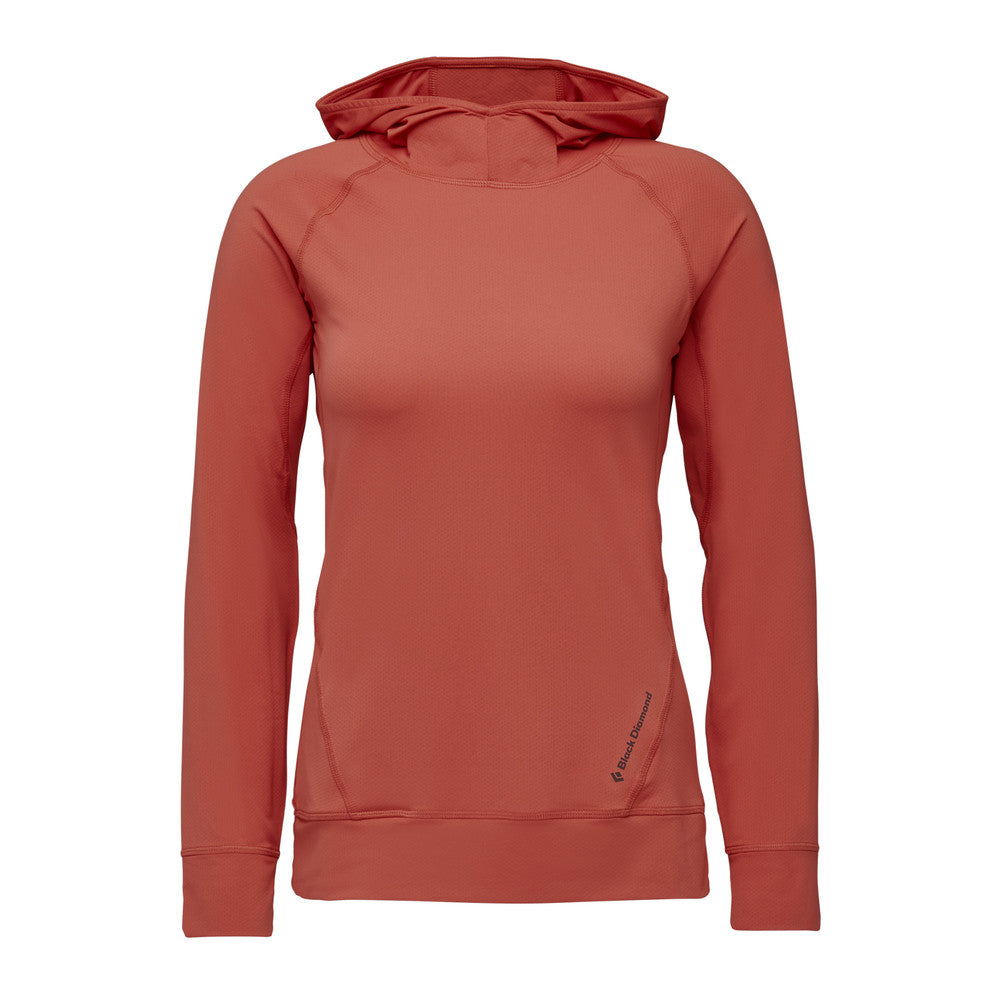 Black Diamond Alpenglow Hoody - Womens in baja sunrise