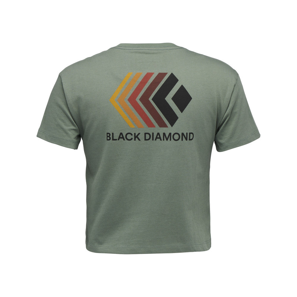 Black Diamond Faded Crop Tee - Women's