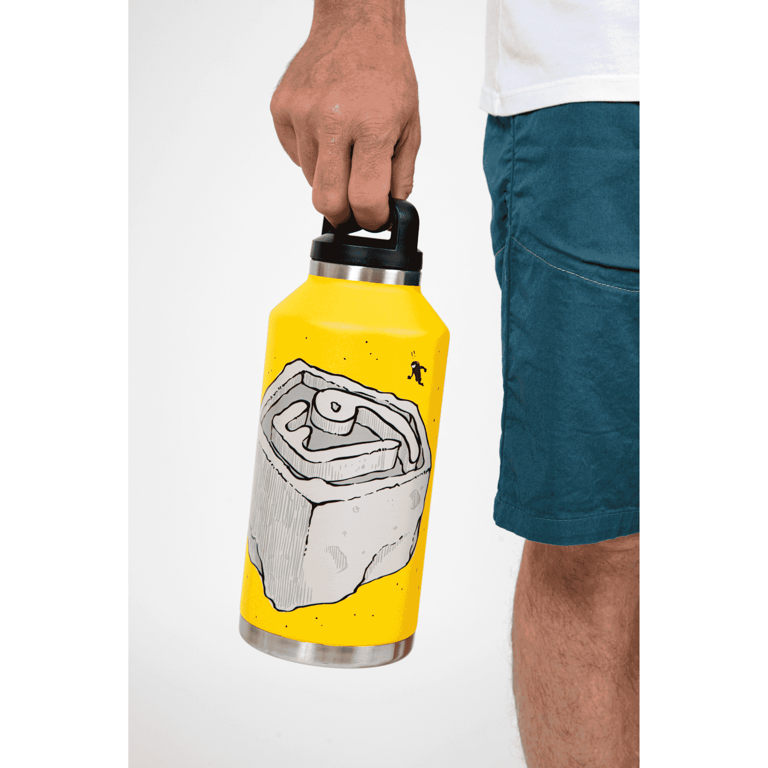E9 Boccione Thermo Bottle 1.9L in yellow