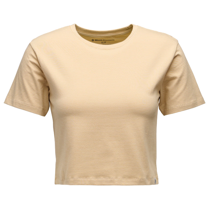 Striped t-shirt on a white background