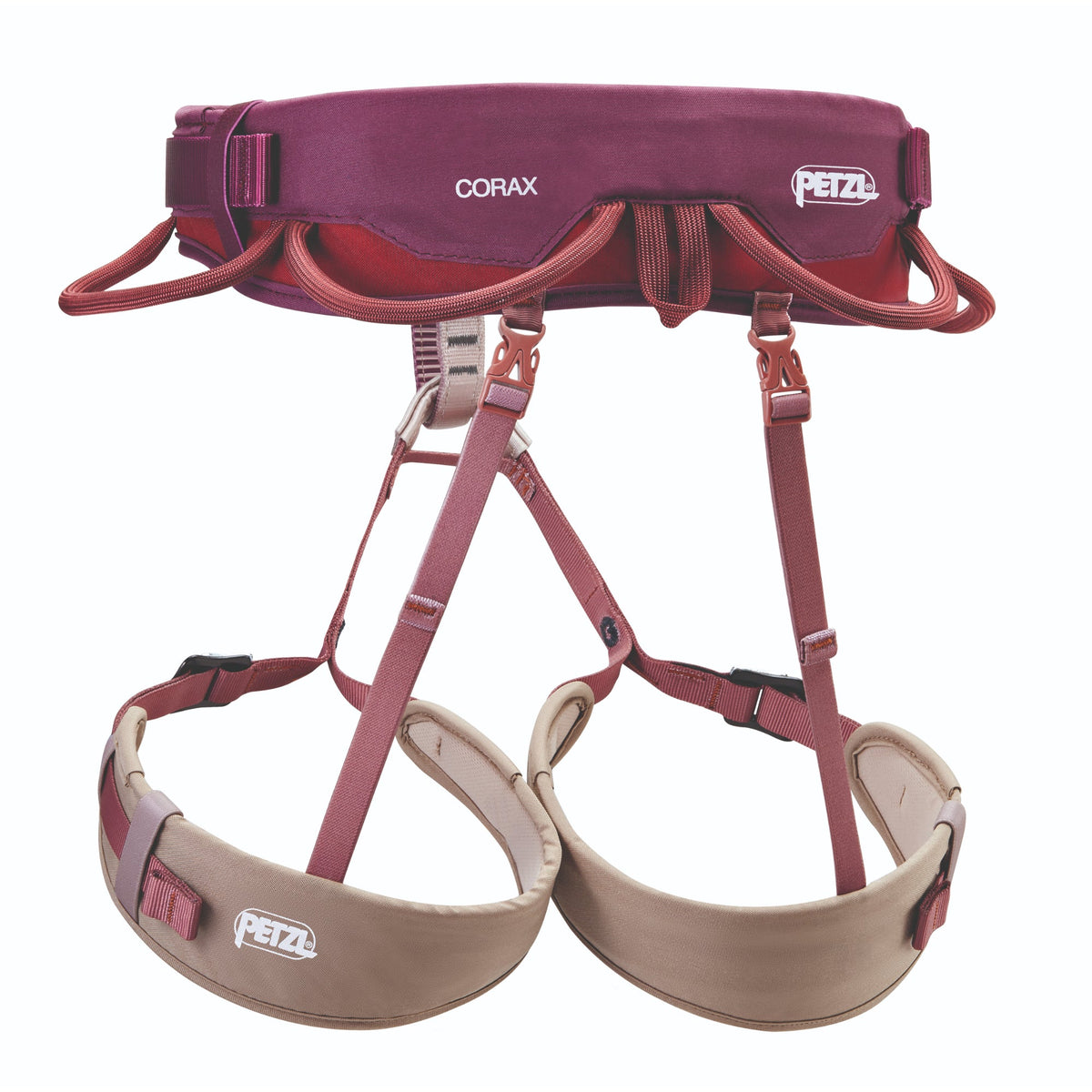 Petzl Corax Harness Dark Red