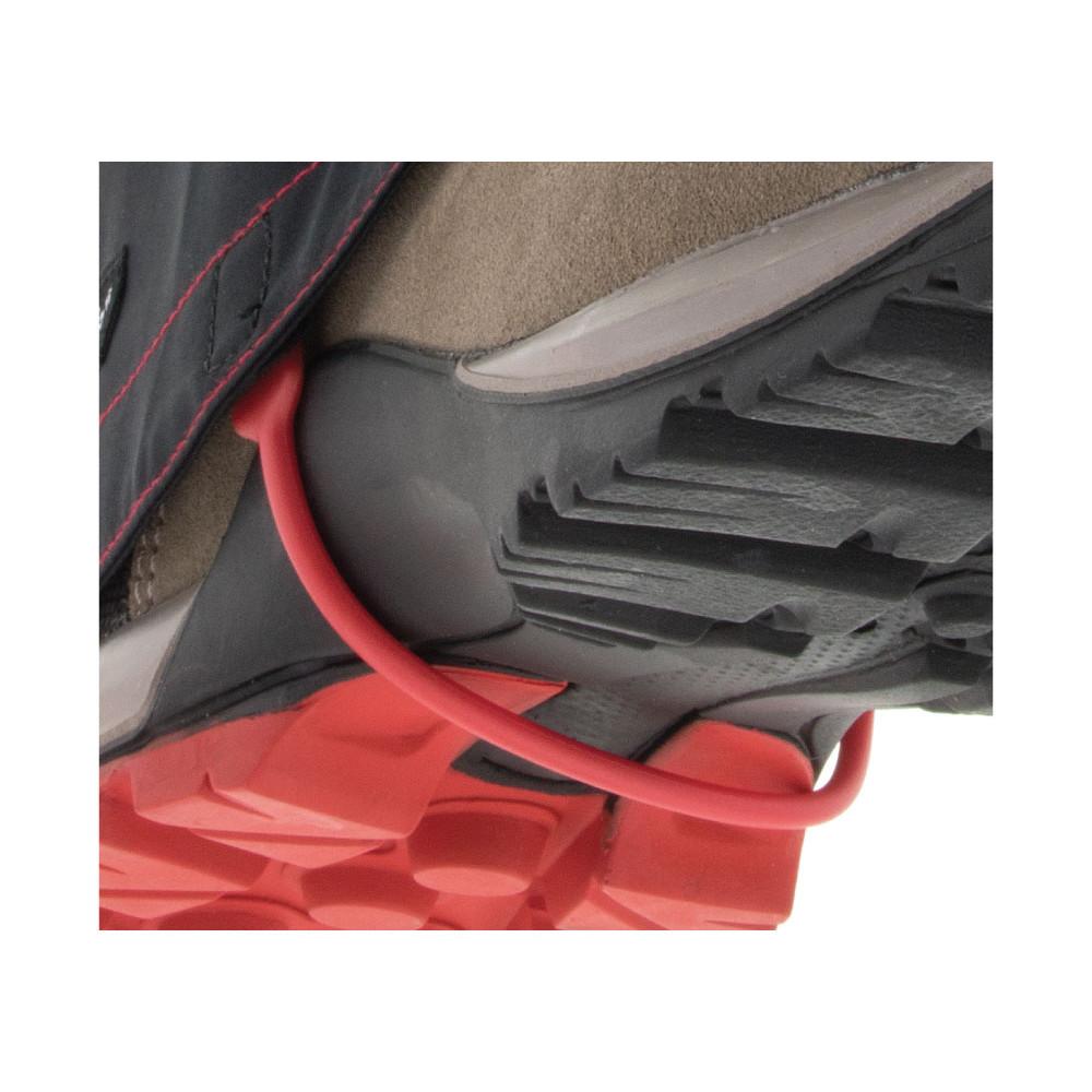 Kahtoola Leva Gaiter GTX, Full view shown on hiking boot
