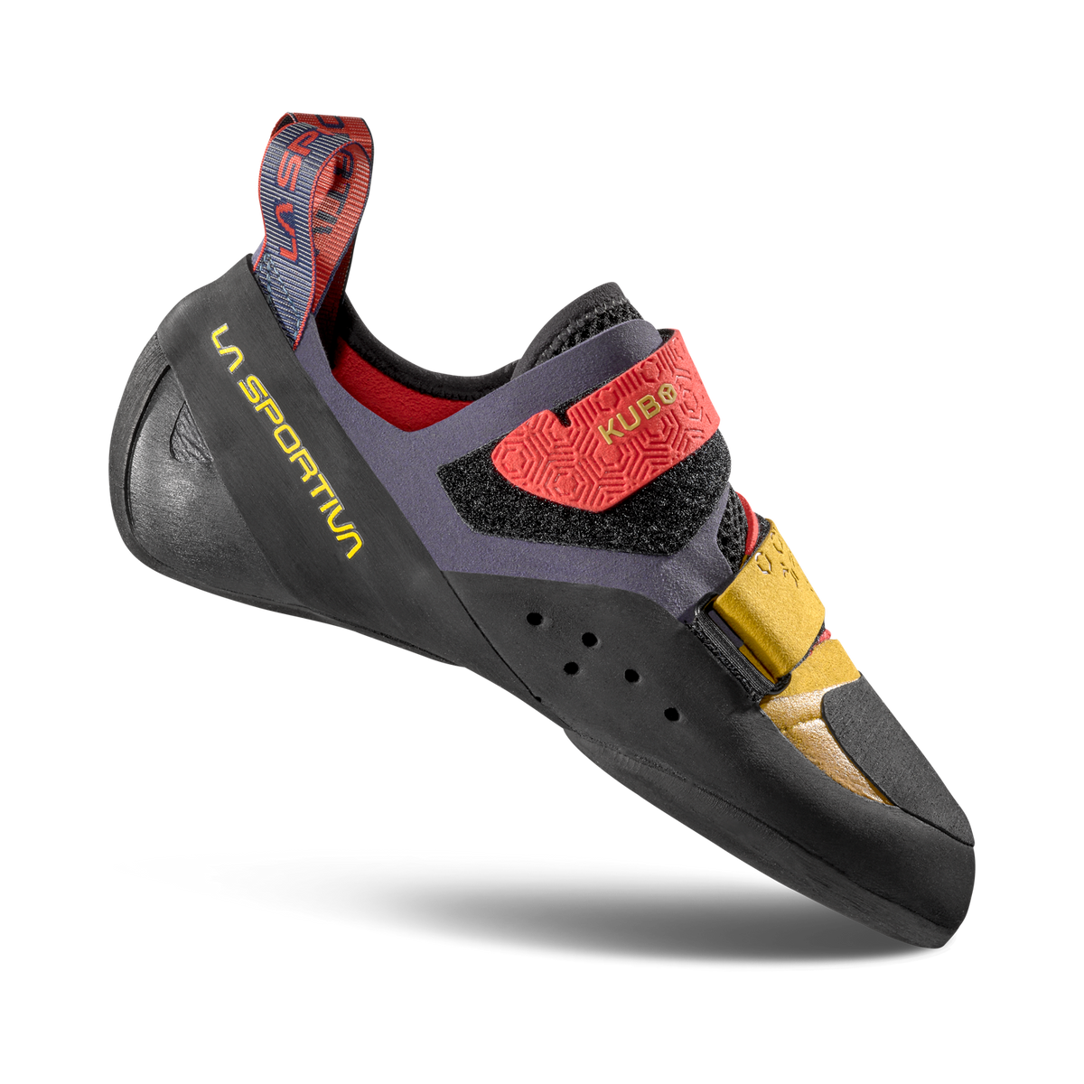 La Sportiva Kubo - Mens climbing shoes in savanna/mountain red