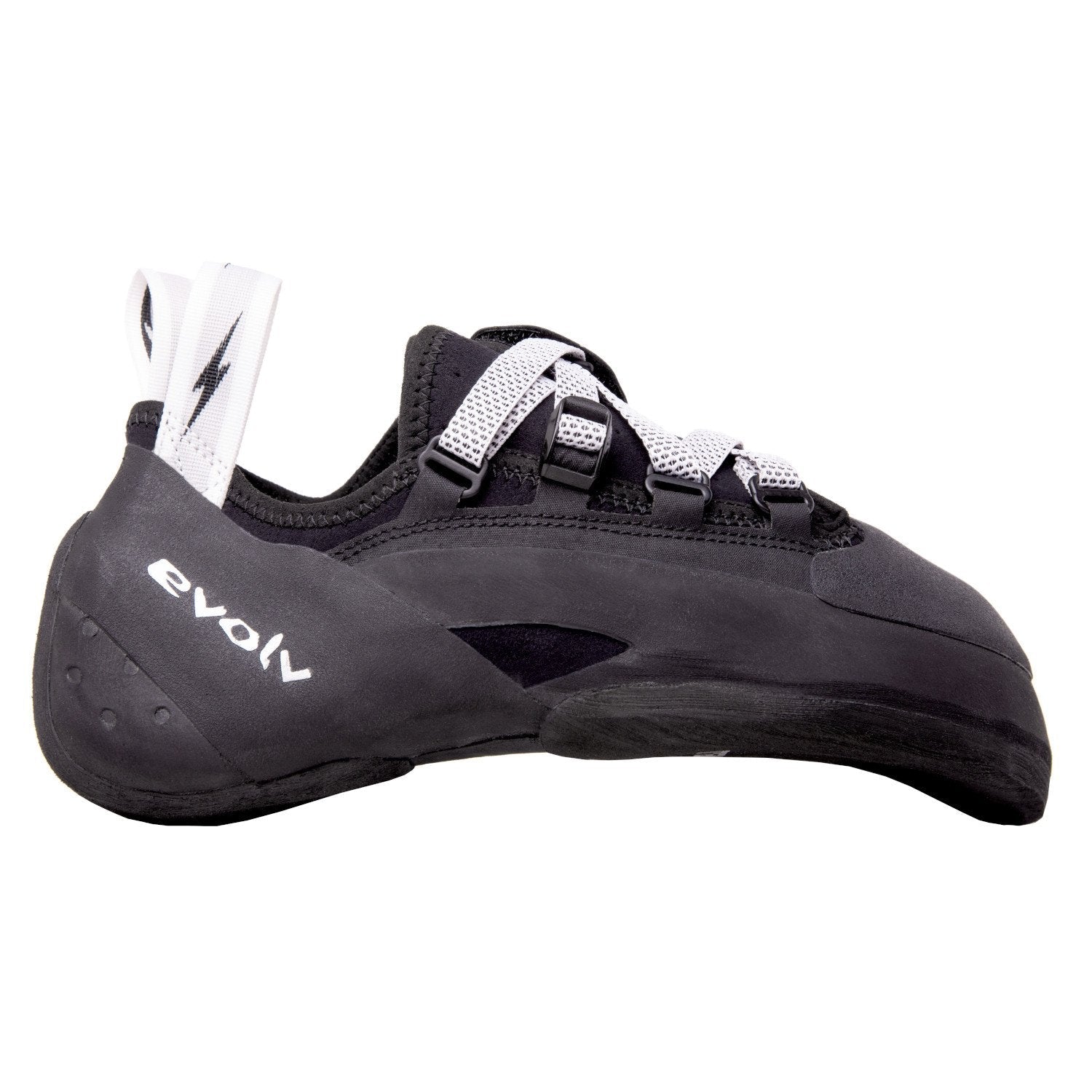 Jam packed with every bit of tech Evolv could muster and designed in close collaboration between Evolv's R&D team and top athletes, such as Daniel Woods, the Evolv Phantom climbing shoe is the pinnacle of performance within the brand's range. 