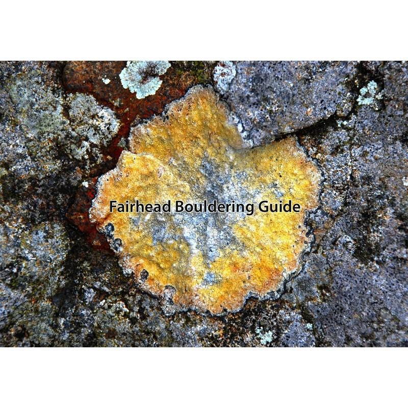 Fairhead Bouldering climbing guide, front cover
