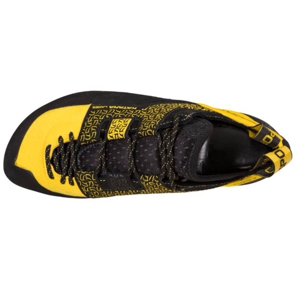 La Sportiva Katana Lace (Yellow/Black) top down