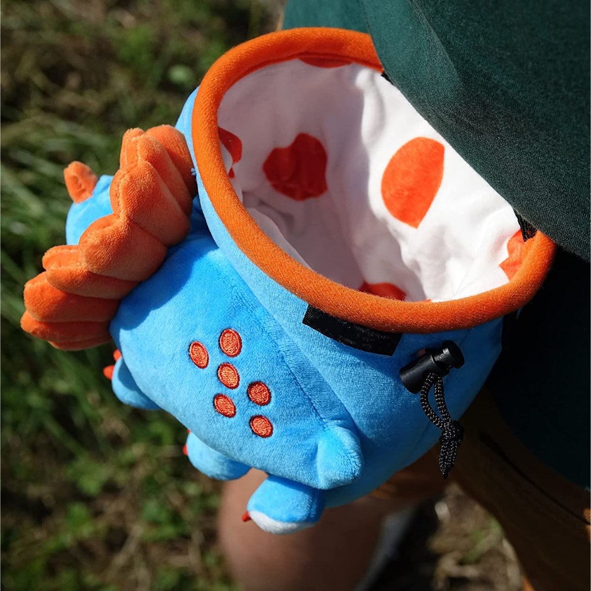 YY Dinosaur Chalk Bags, Triceratops, Inside